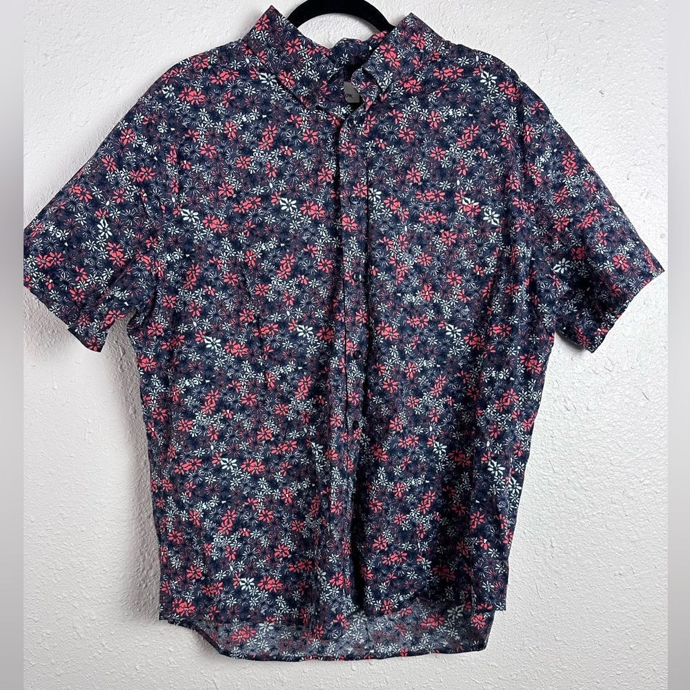 Goodfellow & Co‎ Short Sleeve Slim Button Down Size Extra Large